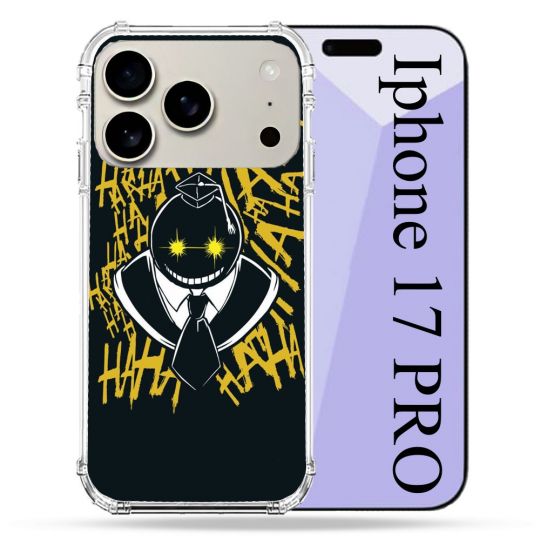 Coque Renforcée Magsafe Pour Iphone 17 Pro Manga Assassination Classroom Kuro Noir