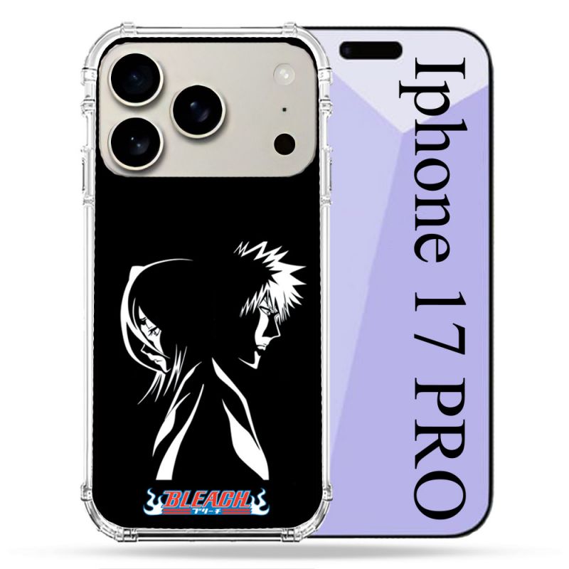 Coque Renforcée Magsafe Pour Iphone 17 Pro Manga Bleach Duo