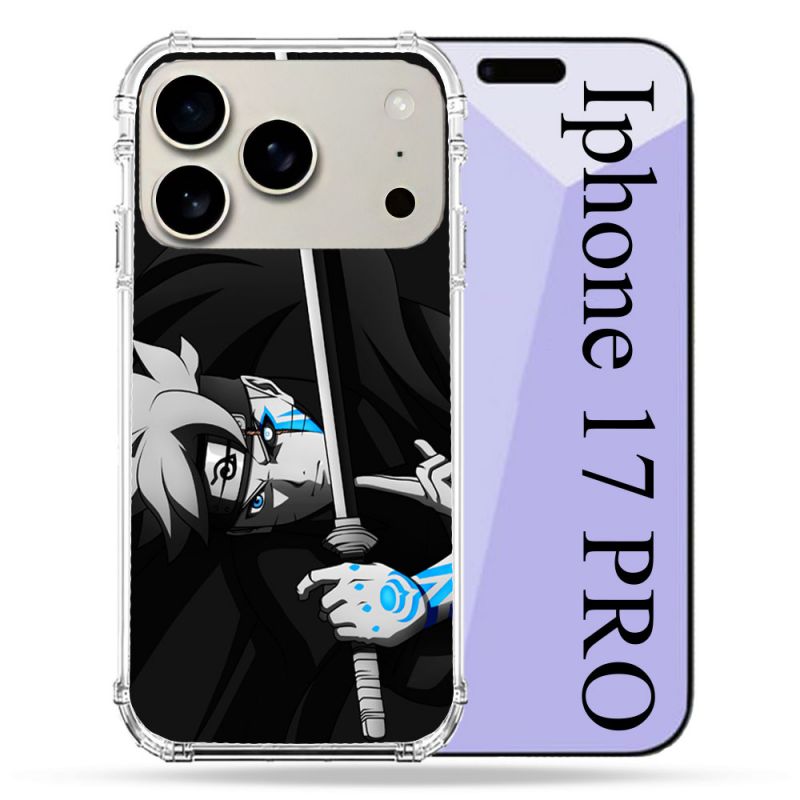 Coque Renforcée Magsafe Pour Iphone 17 Pro Manga Boruto Epée