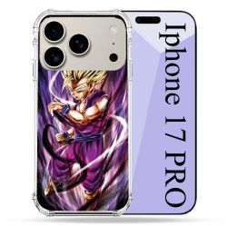 Coque Renforcée Magsafe Pour Iphone 17 Pro Manga Dragon Ball Sangohan Violet