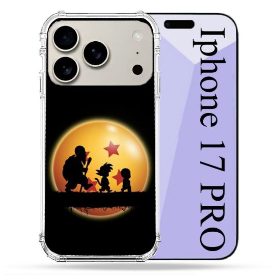 Coque Renforcée Magsafe Pour Iphone 17 Pro Manga Dragon Ball Vintage