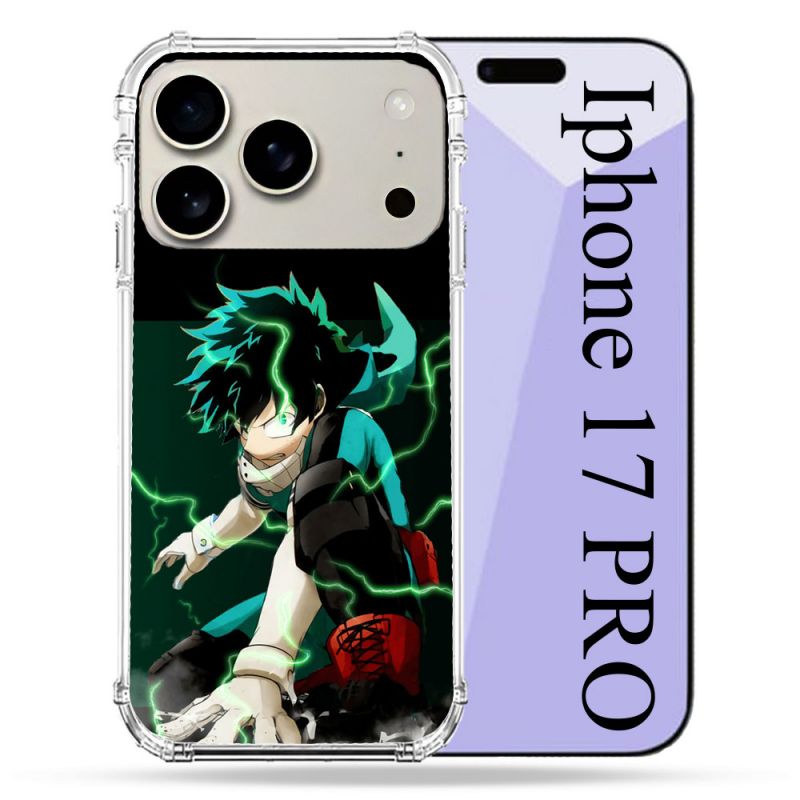 Coque Renforcée Magsafe Pour Iphone 17 Pro Manga My Hero Academia Deku