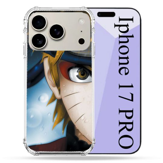 Coque Renforcée Magsafe Pour Iphone 17 Pro Manga Naruto Blanc