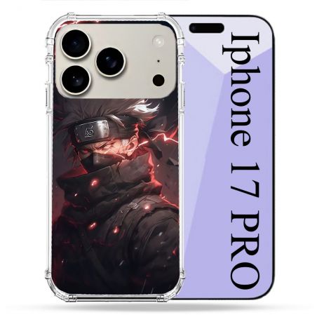 Coque Renforcée Magsafe Pour Iphone 17 Pro Manga Naruto Kakashi Dark