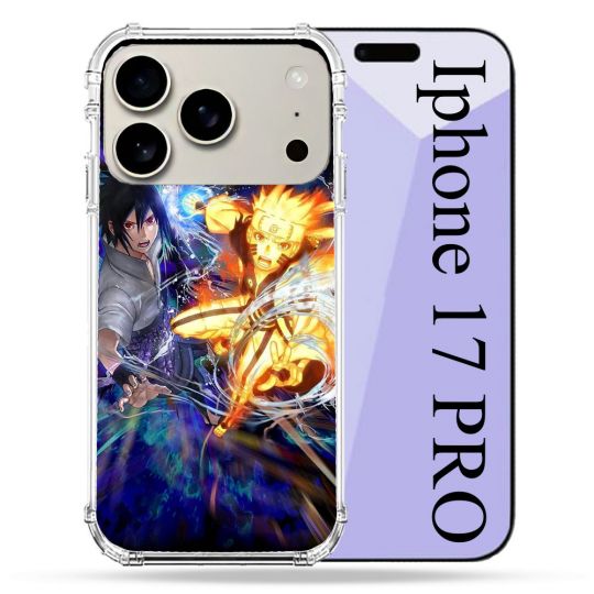 Coque Renforcée Magsafe Pour Iphone 17 Pro Manga Naruto VS