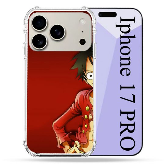 Coque Renforcée Magsafe Pour Iphone 17 Pro Manga One Piece Luffy