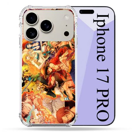 Coque Renforcée Magsafe Pour Iphone 17 Pro Manga One Piece Nakama