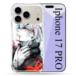 Coque Renforcée Magsafe Pour Iphone 17 Pro Manga Tokyo Ghoul Kaneki Blanc