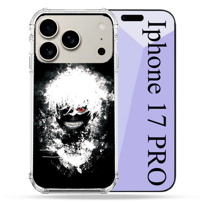 Coque Renforcée Magsafe Pour Iphone 17 Pro Manga Tokyo Ghoul Kaneki Tag