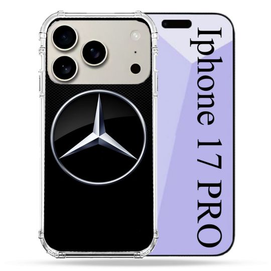 Coque Renforcée Magsafe Pour Iphone 17 Pro Mercedes Carbone