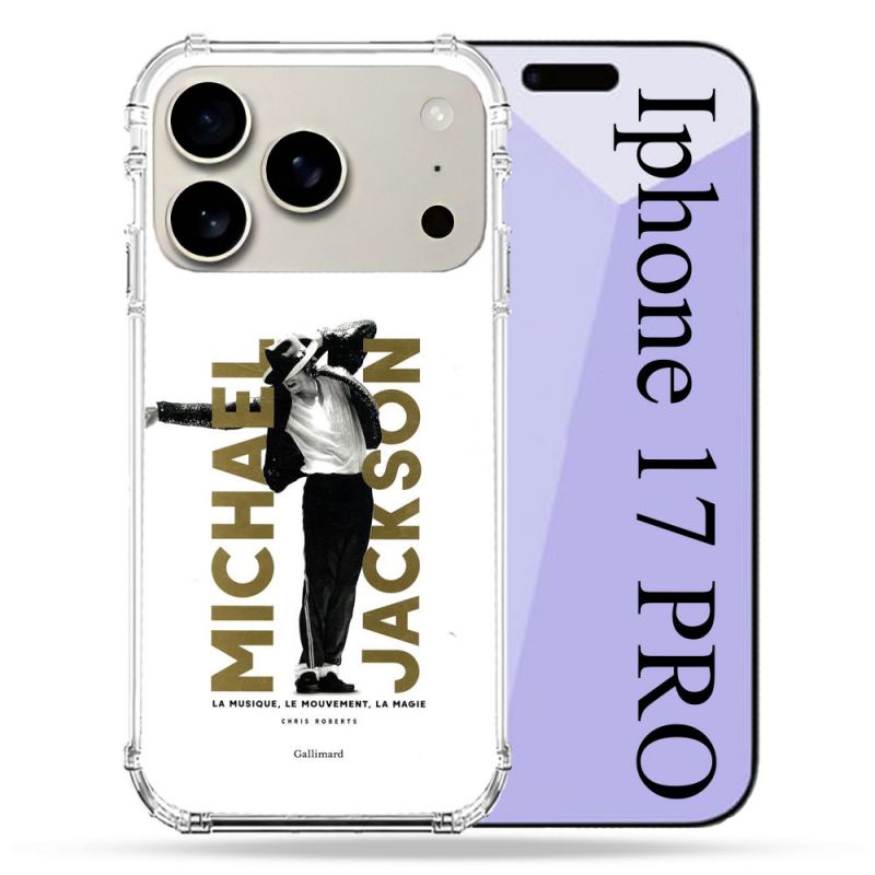 Coque Renforcée Magsafe Pour Iphone 17 Pro Michael Jackson Blanc