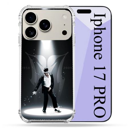 Coque Renforcée Magsafe Pour Iphone 17 Pro Michael Jackson Noir