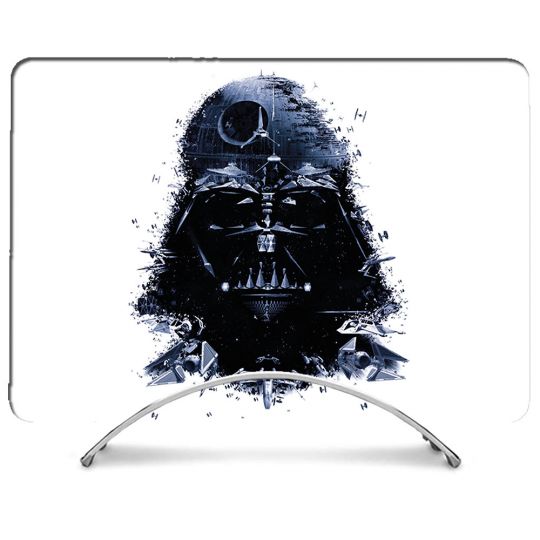 Coque Intégrale Pour MacBook Pro M4 14 Pouces Star Wars Dark Vador Blanc