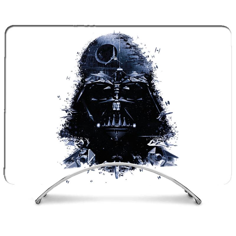 Coque Intégrale Pour MacBook Pro M4 14 Pouces Star Wars Dark Vador Blanc