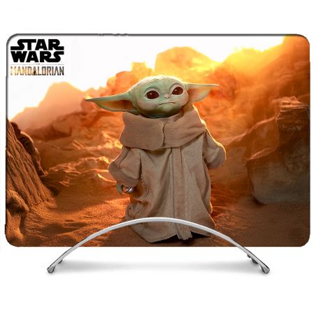 Coque Intégrale Pour MacBook Pro M4 14 Pouces Star Wars Yoda bebe soleil