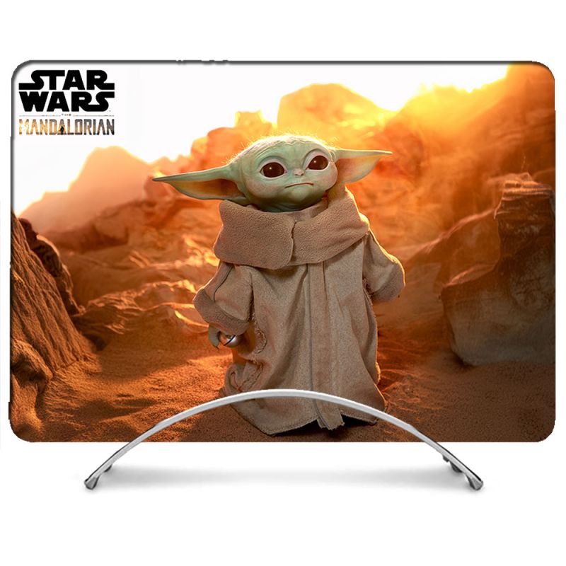 Coque Intégrale Pour MacBook Pro M4 14 Pouces Star Wars Yoda bebe soleil