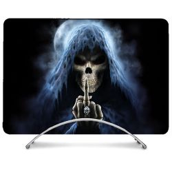 Coque Intégrale Pour MacBook Pro M4 14 Pouces Tete de Mort Doigt