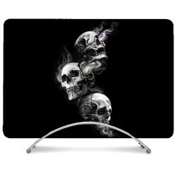 Coque Intégrale Pour MacBook Pro M4 14 Pouces Tete de Mort Triple