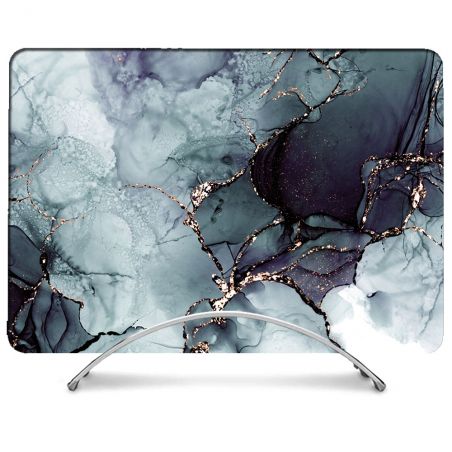 Coque Intégrale Pour MacBook Air M4 13 Pouces A3240 Texture Marbre Gris