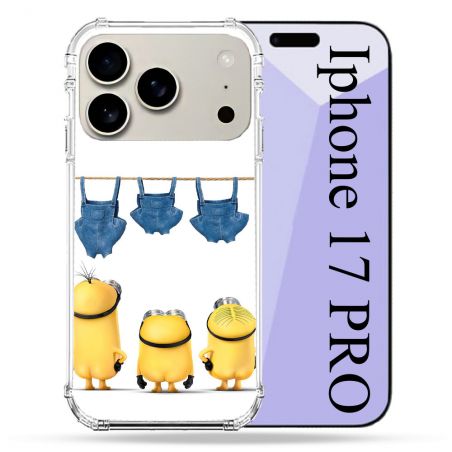 Coque Renforcée Magsafe Pour Iphone 17 Pro Minions Nus