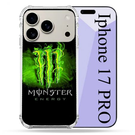 Coque Renforcée Magsafe Pour Iphone 17 Pro Monster Energy Vert