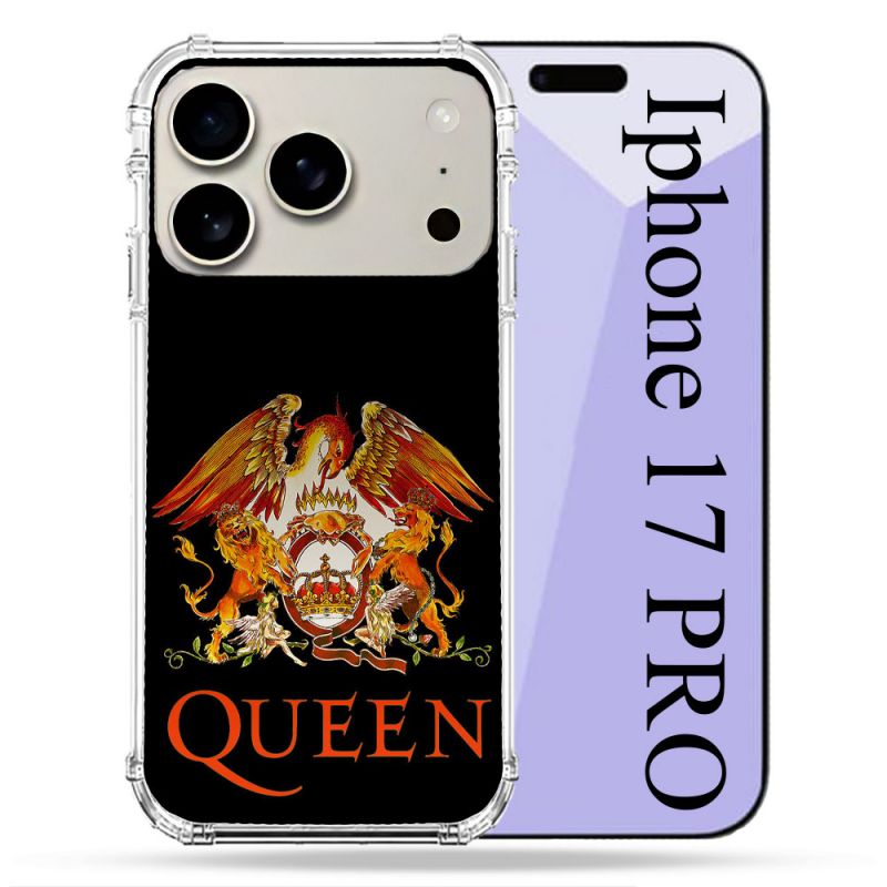 Coque Renforcée Magsafe Pour Iphone 17 Pro Musique Rock Queen
