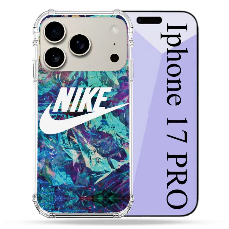 Coque Renforcée Magsafe Pour Iphone 17 Pro Nike Turquoise