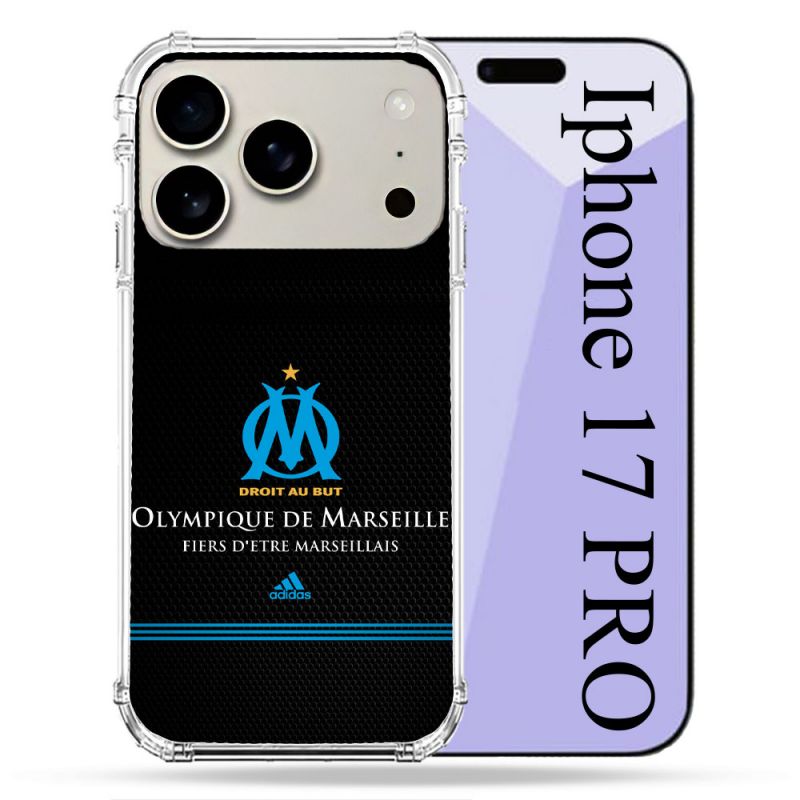Coque Renforcée Magsafe Pour Iphone 17 Pro Olympique Marseille OM Fier etre Marseillais
