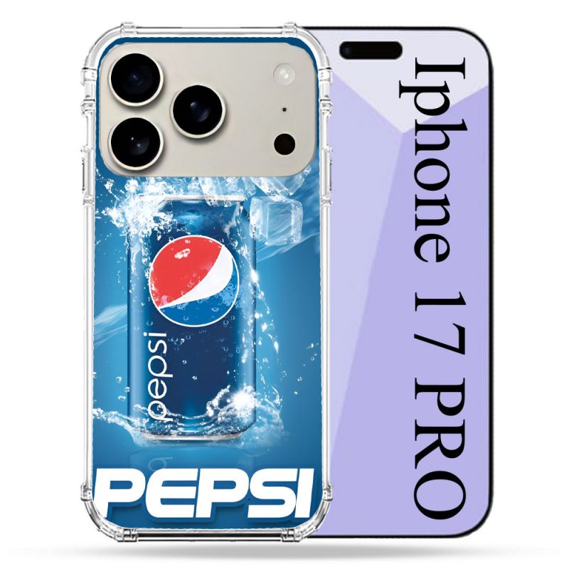 Coque Renforcée Magsafe Pour Iphone 17 Pro Pepsi