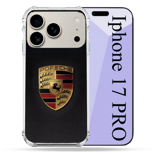 Coque Renforcée Magsafe Pour Iphone 17 Pro Porsche Carbone