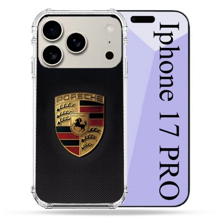 Coque Renforcée Magsafe Pour Iphone 17 Pro Porsche Carbone