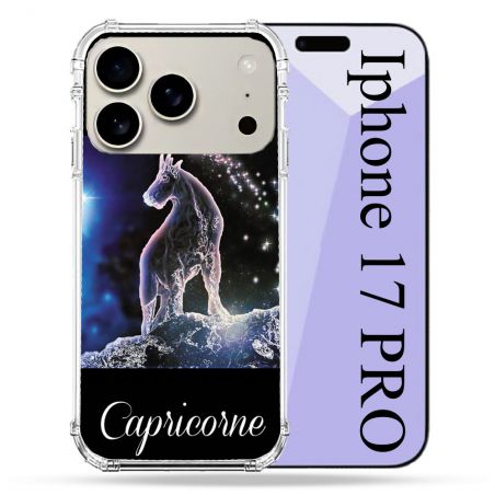 Coque Renforcée Magsafe Pour Iphone 17 Pro Signe Zodiaque 2 Capricorne