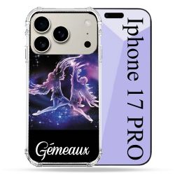 Coque Renforcée Magsafe Pour Iphone 17 Pro Signe Zodiaque 2 Gémeaux