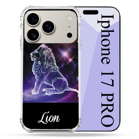 Coque Renforcée Magsafe Pour Iphone 17 Pro Signe Zodiaque 2 Lion
