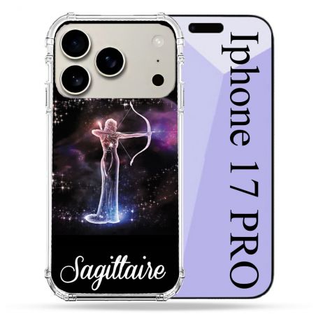 Coque Renforcée Magsafe Pour Iphone 17 Pro Signe Zodiaque 2 Sagittaire