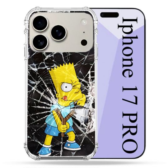 Coque Renforcée Magsafe Pour Iphone 17 Pro Simpson Bart