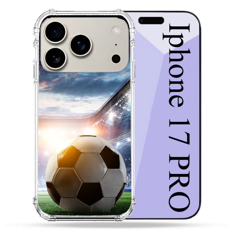 Coque Renforcée Magsafe Pour Iphone 17 Pro Sport Football Stade