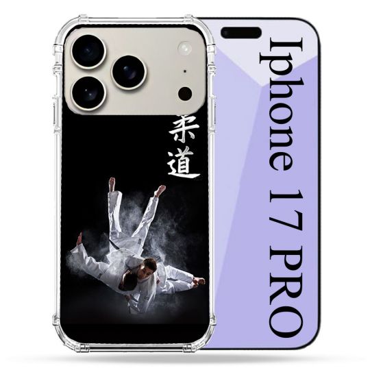 Coque Renforcée Magsafe Pour Iphone 17 Pro Sport Judo Noir
