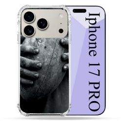 Coque Renforcée Magsafe Pour Iphone 17 Pro Sport Rugby Ballon Vintage