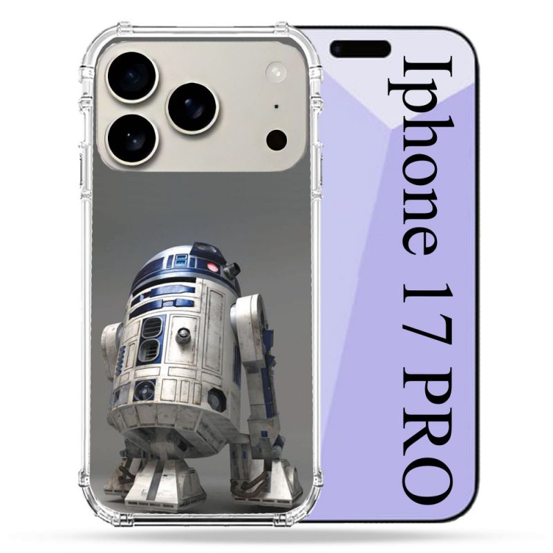 Coque Renforcée Magsafe Pour Iphone 17 Pro Star Wars - R2D2