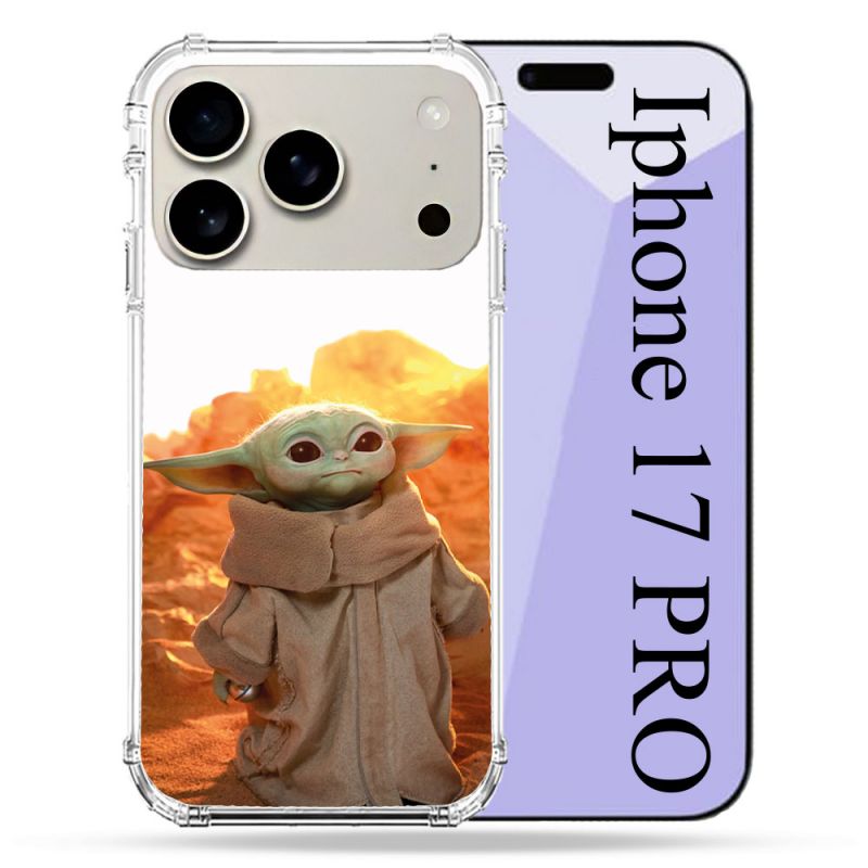 Coque Renforcée Magsafe Pour Iphone 17 Pro Star Wars - Yoda bebe soleil