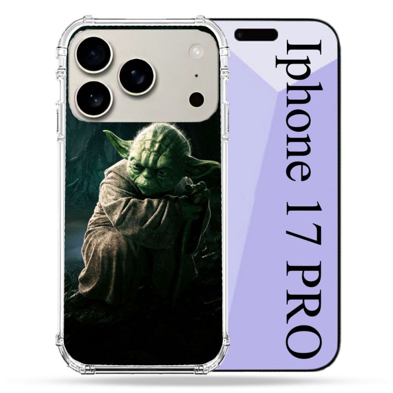 Coque Renforcée Magsafe Pour Iphone 17 Pro Star Wars - Yoda sombre