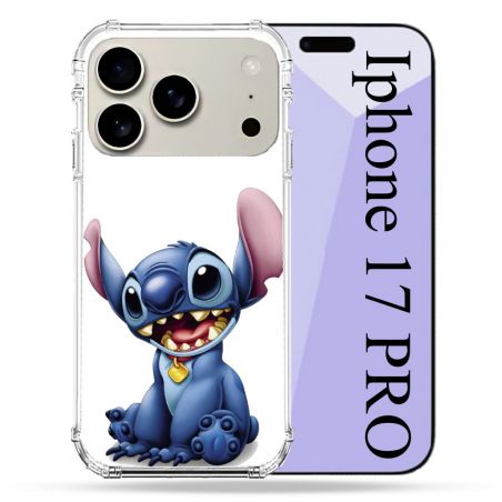Coque Renforcée Magsafe Pour Iphone 17 Pro Stitch Blanc
