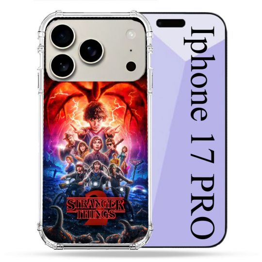 Coque Renforcée Magsafe Pour Iphone 17 Pro Stranger Things Affiche 2