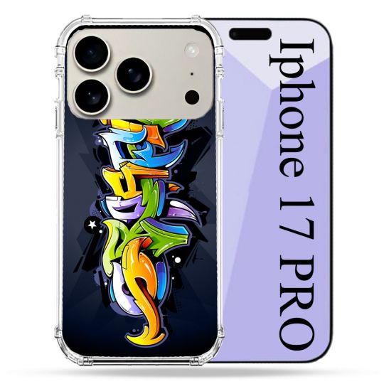 Coque Renforcée Magsafe Pour Iphone 17 Pro Street Art Graffiti