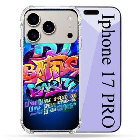 Coque Renforcée Magsafe Pour Iphone 17 Pro Street Art Rap