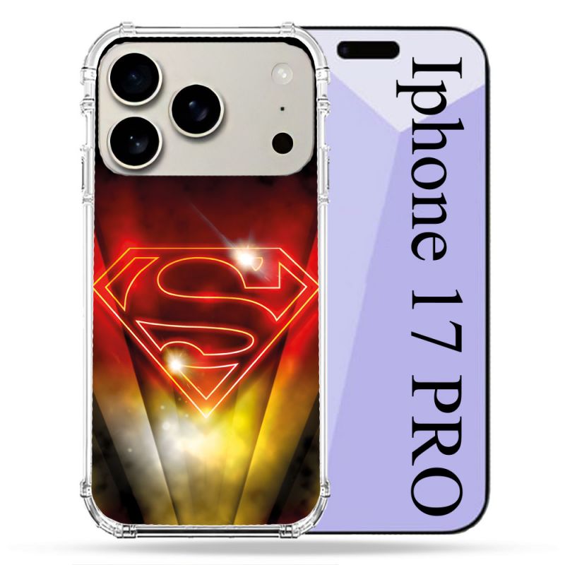 Coque Renforcée Magsafe Pour Iphone 17 Pro Superman Logo