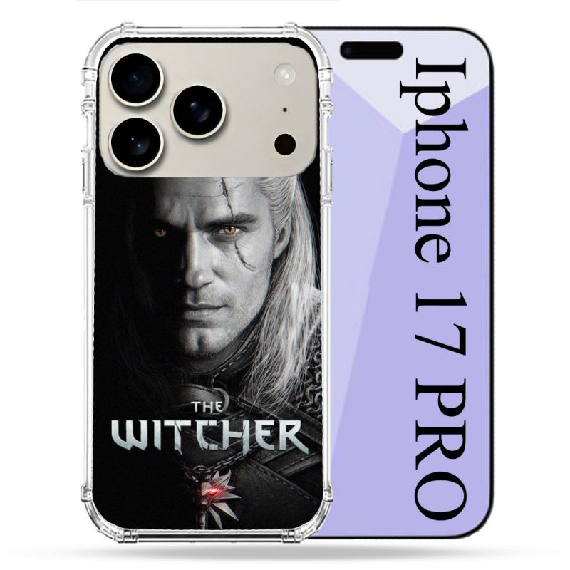 Coque Renforcée Magsafe Pour Iphone 17 Pro The Witcher Noir