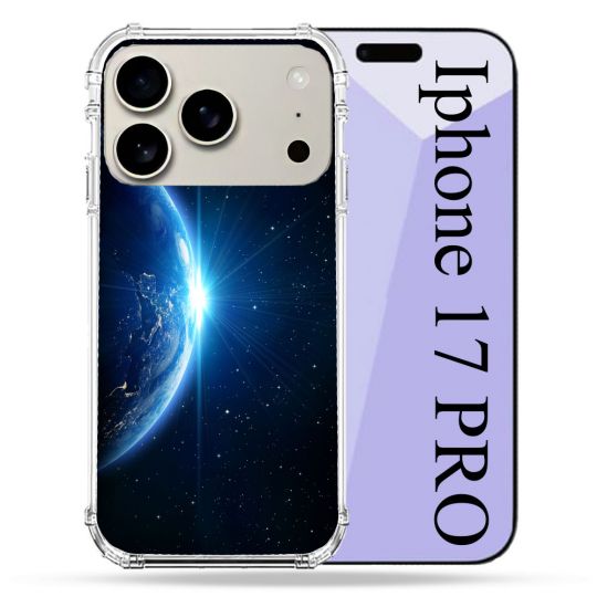 Coque Renforcée Magsafe Pour Iphone 17 Pro Univers Planete Terre