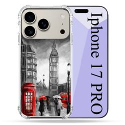 Coque Renforcée Magsafe Pour Iphone 17 Pro Voyage Angleterre Londres Vintage